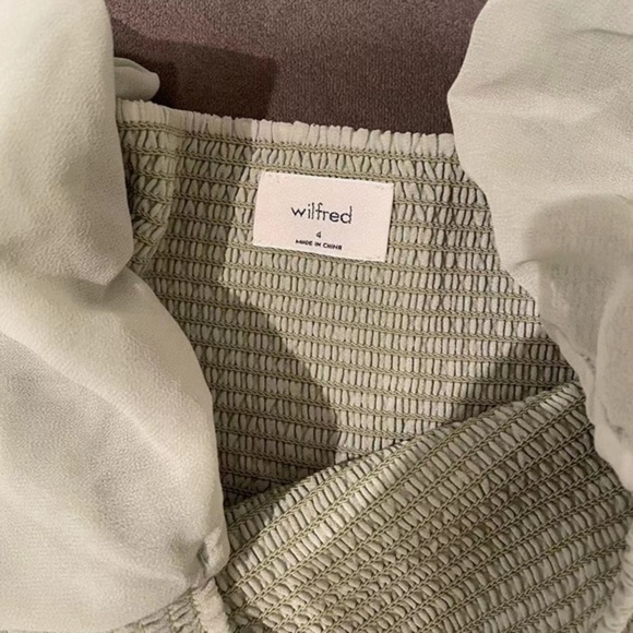 Aritzia Wilfred Villa Dress in Pastel Sage Green *NEW* - Picture 5 of 5